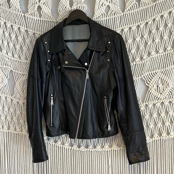 Giorgio Curia leather jacket - Picture 1 of 10